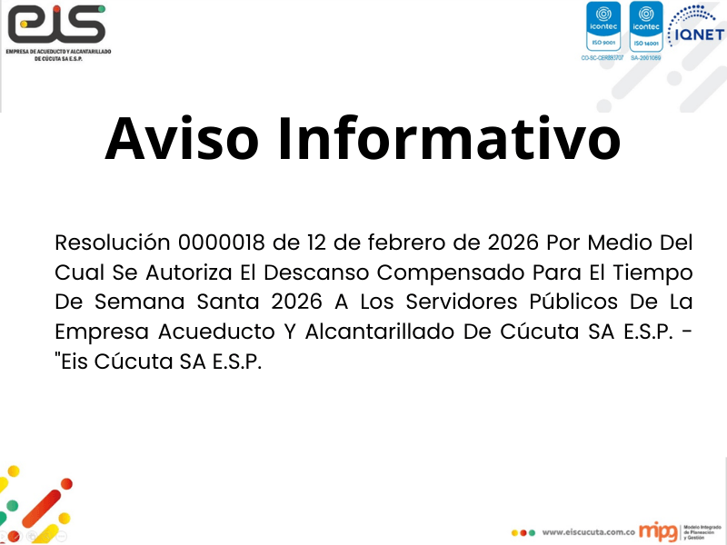 Aviso Informátivo